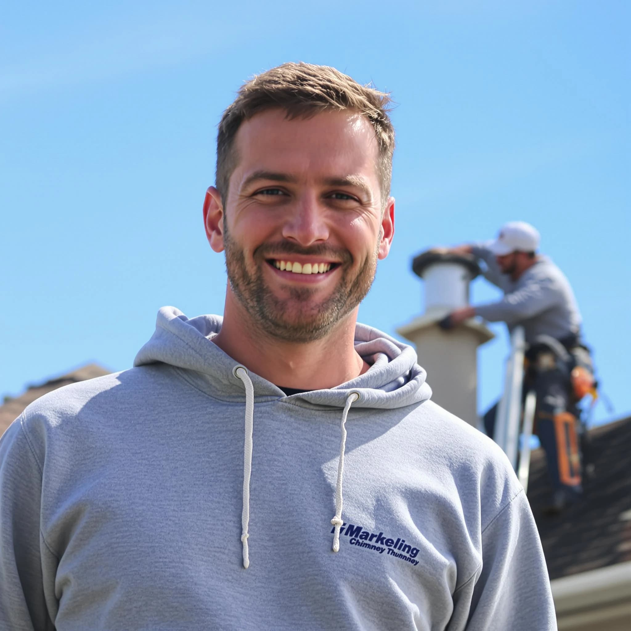 The Plain City Chimney Sweep team.